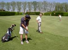 Dam's, papa sur le green