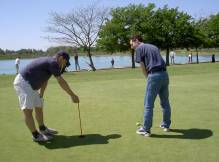 Vincent, Dam's au golf