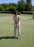 La golfeuse
