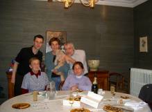 La famille et le chat