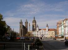 Place centrale de Hradec Kralove