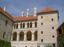 la cour int�rieure de ch�teau de Melnik