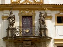 Saint Joseph et saint Jean Baptiste au balcon de Notre Dame de Lorette