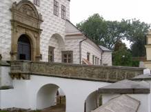 Pont � l'entr�e du ch�teau de Pardubice