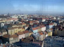 Vinohrady et Zizkov vus de la tour de t�l�vision, Prague