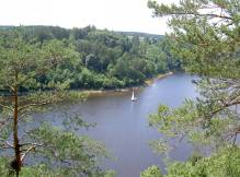 Voilier sur la Vltava