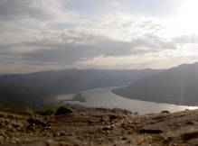 La courbe du Danube vue de Visegrad