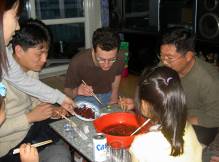 repas
d'�perlans vivants